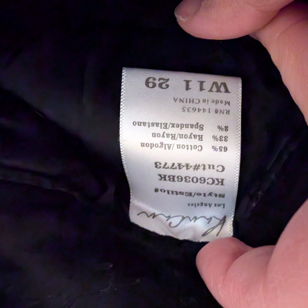 KanCan Black Distressed Jean Shorts - Picture 5 of 8